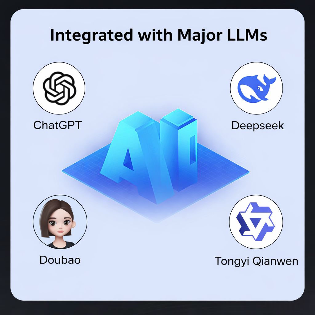 AI Xiaozhi Chat Robot – Supports ChatGPT, Deepseek, Doubao & Tongyi