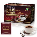 Men's Herbal Energy Coffee-Instant Black Coffee with Maca, Tongkat Ali, Epimedium&Ginseng–Boost Focus, Energy&Stamina