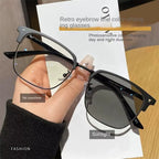 Progressive Photochromic, UV400 Protection & Blue Light Blocking Rimless Sunglasses