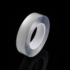 Magic Heavy Duty Nano-Tech Adhesive Tape - Magic Double Sided Clear & Removable Nano Mounting Tape for Walls, Carpets & Rugs – (3cm x 5M Long)